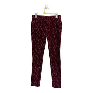 Anthropologie  Pilcro And The LetterPress Womens Pants Size 28  Maroon